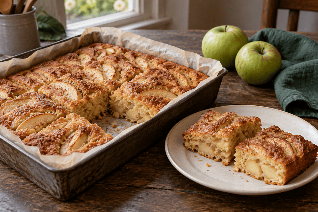 Apple and Cinnamon Traybake for the Coming&nbsp;Harvest